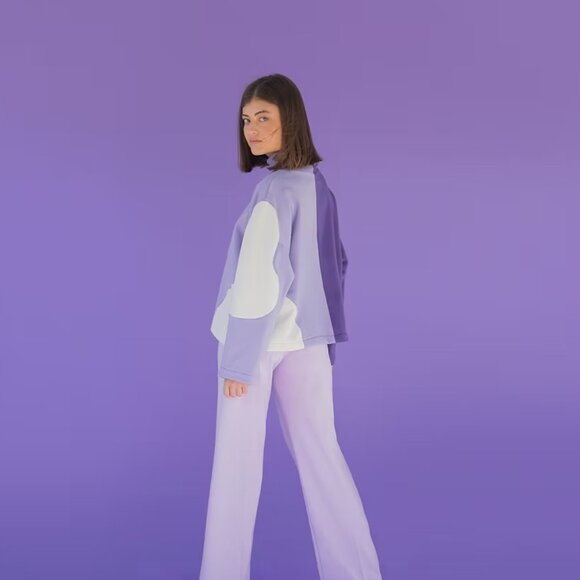 Colorblock Women's Sweater - Picture 3 of 3